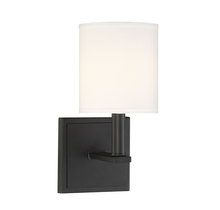 Savoy House 9-1200-1-89 - Waverly 1-Light Wall Sconce in Matte Black