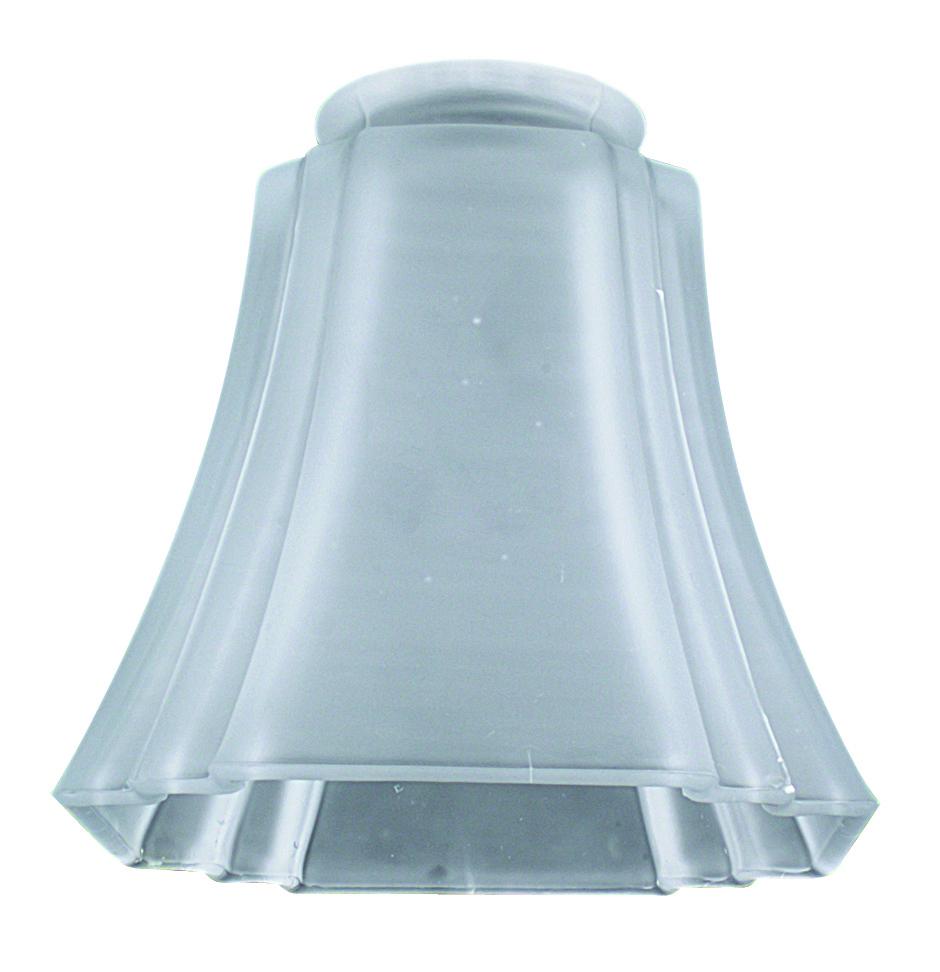 TALL FROSTED SQUARE GAS SHADE