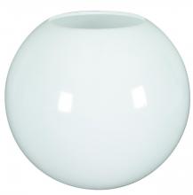 American De Rosa Lamparts P86 - 8IN WH ACRYLIC BALL 4IN N/LESS
