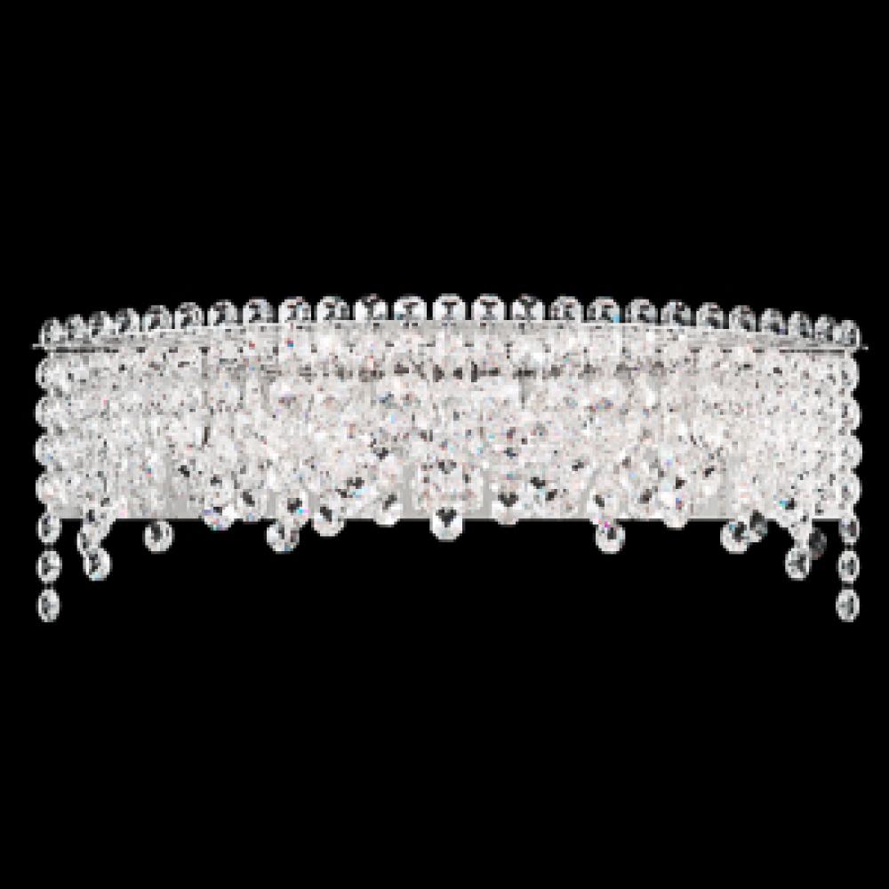Chantant 4 Light 110V Wall Sconce in Stainless Steel with Clear Heritage Crystal