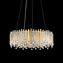 Schonbek 1870 MX8343N-301S - Chatter 12 Light 120V Pendant in Gold Mirror with Clear Crystals from Swarovski
