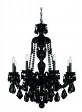 Schonbek 1870 5737CL - Hamilton 8 Light 120V Chandelier in Polished Silver with Clear Heritage Handcut Crystal
