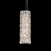 Schonbek 1870 RS8341N-48H - Sarella 3 Light 120V Mini Pendant in Antique Silver with Clear Heritage Handcut Crystal