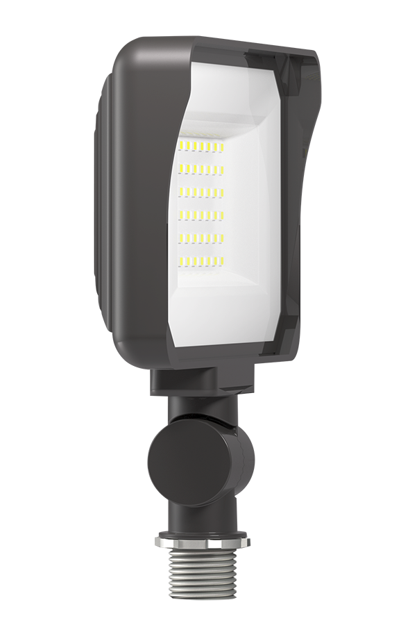 Floodlights, 4519 lumens, X34, 35W, knuckle mount, 80CRI 5000K, bronze, 277V