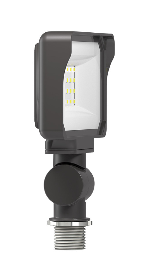 Floodlights, 1632 lumens, X34, 15W, knuckle mount, 80CRI 5000K, bronze, 120V