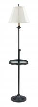 House of Troy CL202-OB - Club Adjustable Floor Lamp with Table