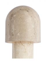 Visual Comfort & Co. Modern Collection SLTB34227NT - Kennett Small Travertine Table Lamp