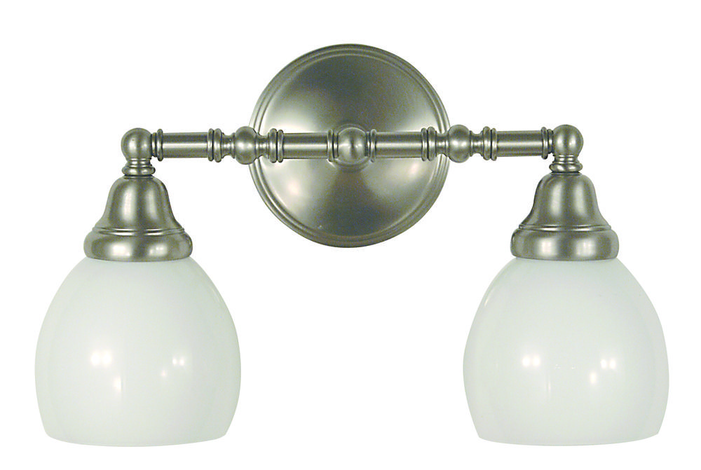 2-Light Polished Silver Sheraton Sconce