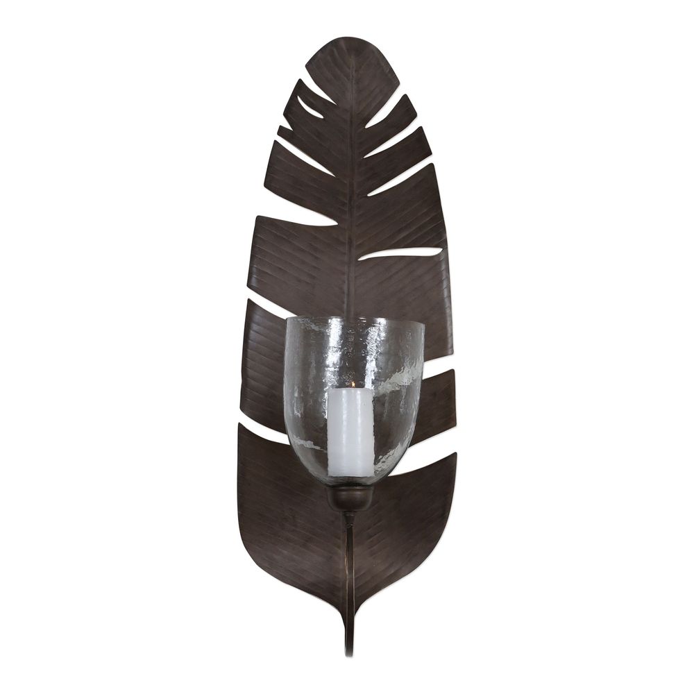 Uttermost Lallia Leaf Wall Sconce