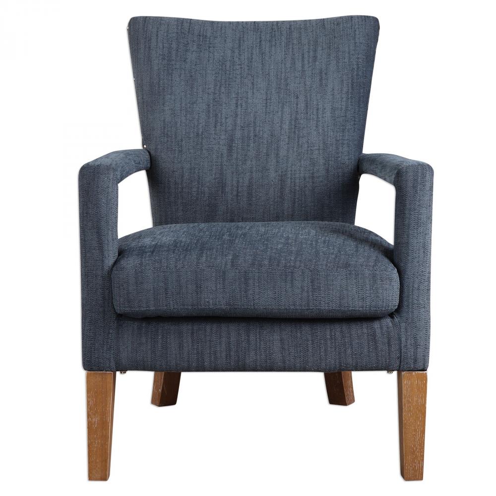 Uttermost Wallis Soft Blue Arm Chair