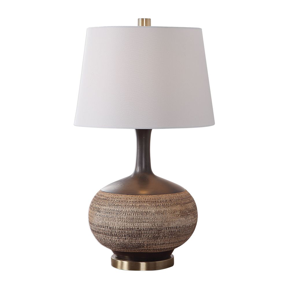 Uttermost Kipling Textured Beige Table Lamp