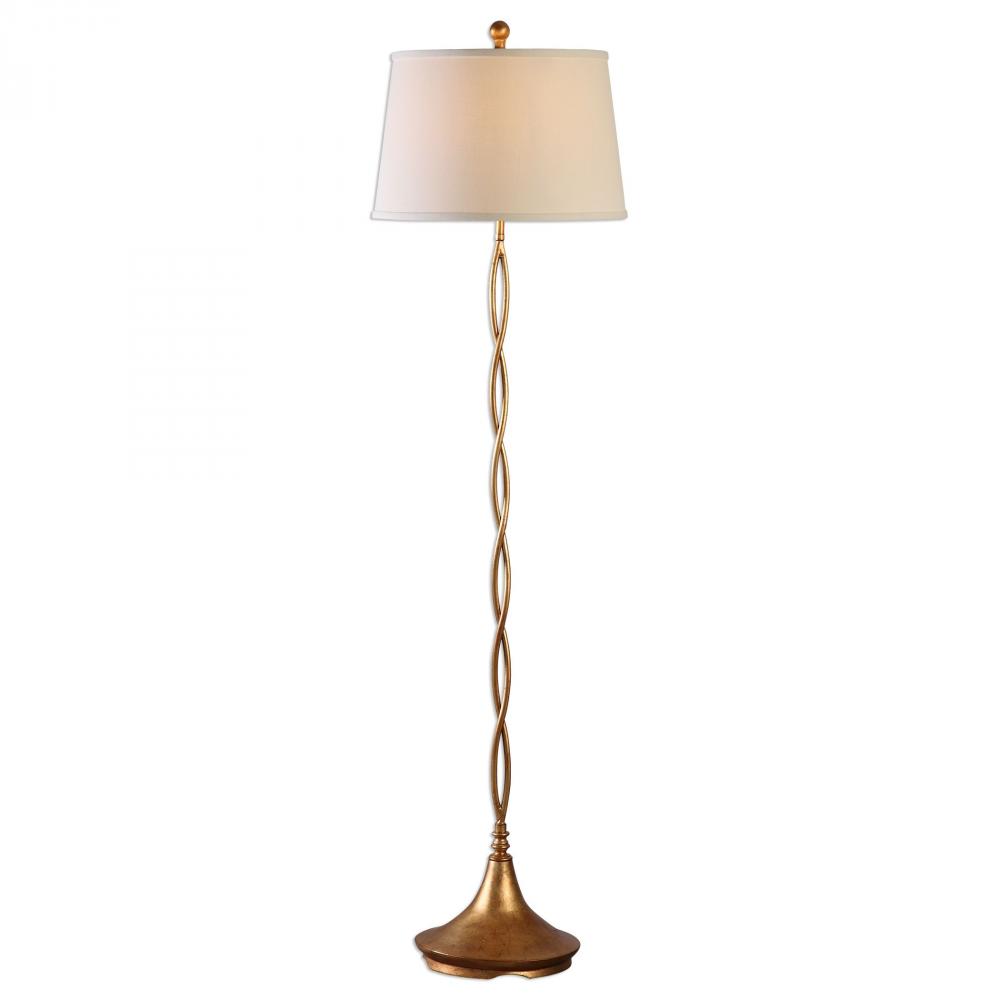 Uttermost Elica Gold Twist Floor Lamp