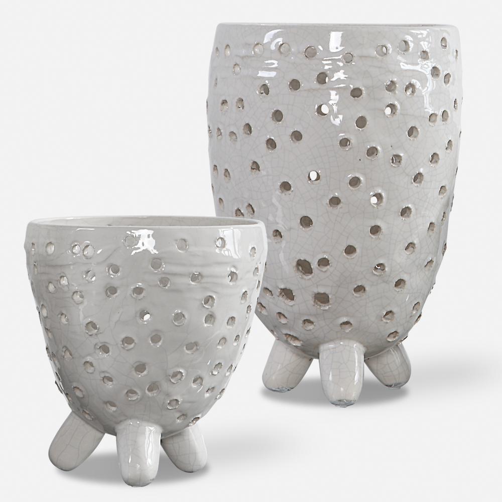 Uttermost Milla Mid-century Modern Vases, S/2