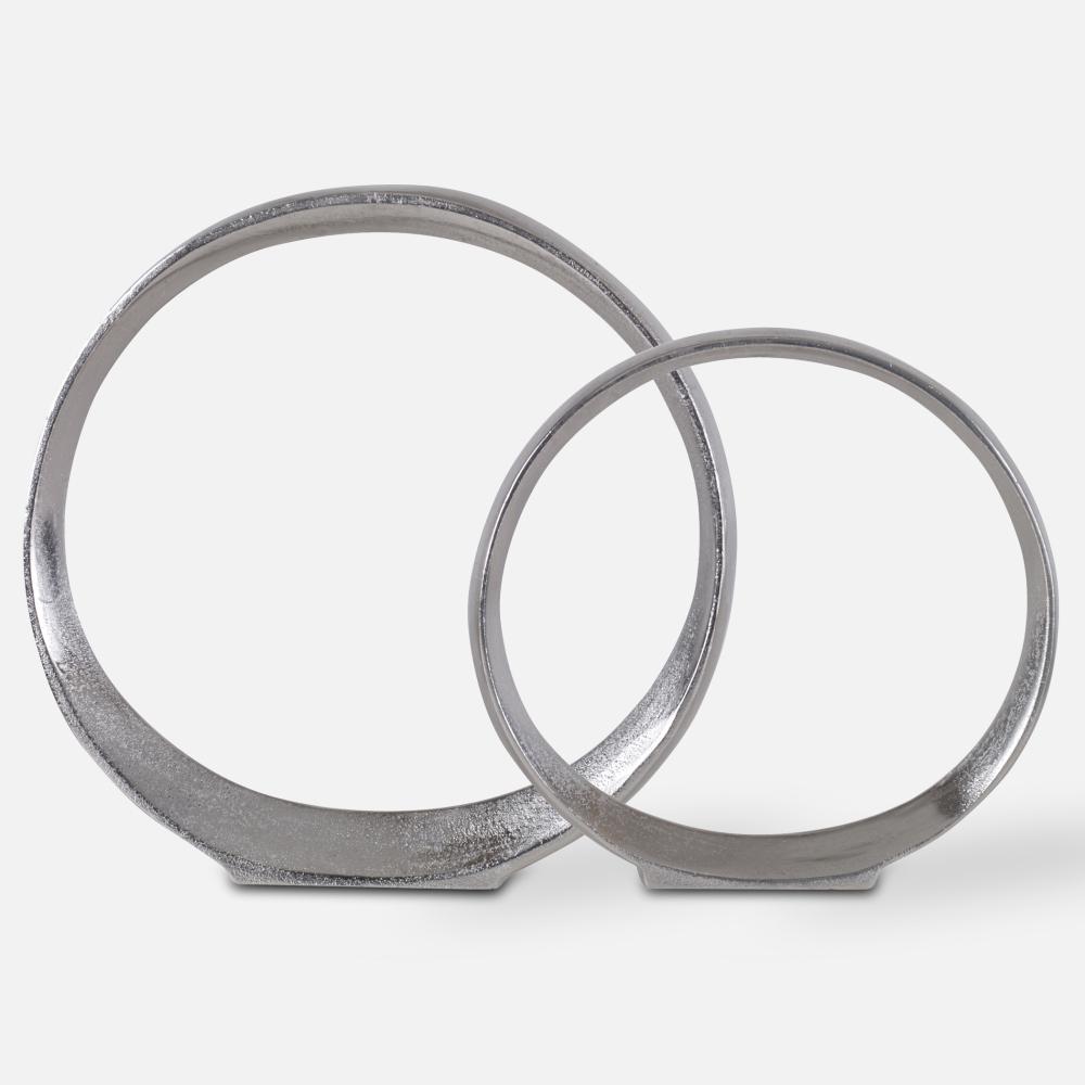 Uttermost Orbits Nickel Ring Sculptures, S/2