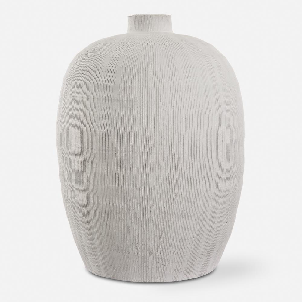 Uttermost Floreana Medium White Vase