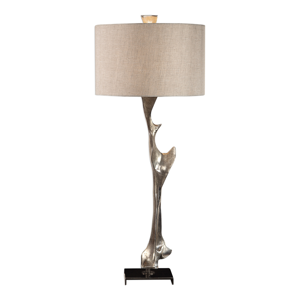 Uttermost Ophion Modern Silver Table Lamp