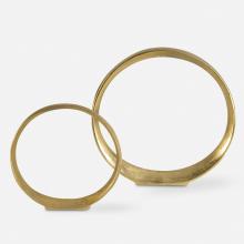 Uttermost 18961 - Uttermost Jimena Gold Ring Sculptures Set/2
