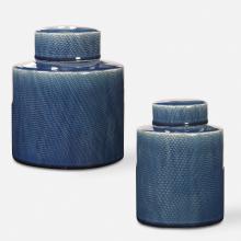 Uttermost 18989 - Uttermost Saniya Blue Containers, S/2