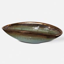 Uttermost 17855 - Uttermost Iroquois Green Glaze Bowl