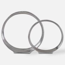 Uttermost 17985 - Uttermost Orbits Nickel Ring Sculptures, S/2