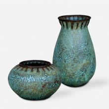 Uttermost 17111 - Uttermost Bisbee Turquoise Vases, S/2