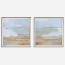 Uttermost 41468 - Uttermost Abstract Coastline Framed Prints, S/2