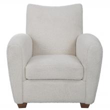 Uttermost 23682 - Uttermost Teddy White Shearling Accent Chair