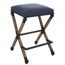 Uttermost 23710 - Uttermost Firth Rustic Navy Counter Stool