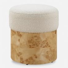 Uttermost 23855 - Uttermost Swirls Poplar Ivory Ottoman