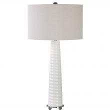 Uttermost 27135-1 - Uttermost Mavone Gloss White Table Lamp