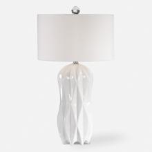 Uttermost 26204 - Uttermost Malena Glossy White Table Lamp