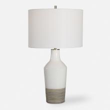 Uttermost 28398-1 - Uttermost Dakota White Crackle Table Lamp