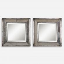 Uttermost 13555 B - Uttermost Davion Squares Silver Mirror Set/2