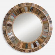 Uttermost 04017 - Uttermost Jeremiah Round Wood Mirror